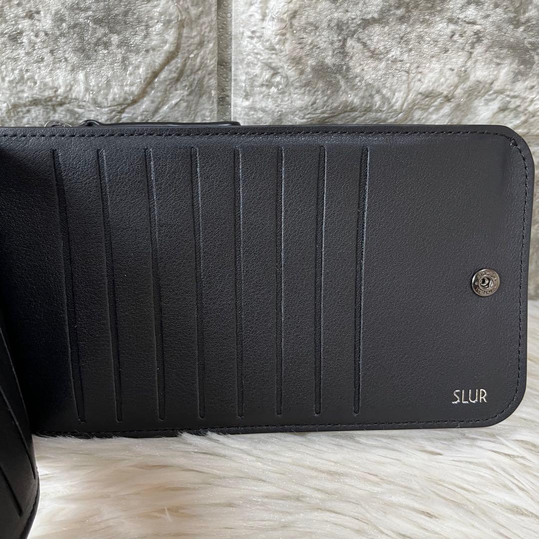 【新品未使用】スラー　アヴィオ　エナメル　長財布　　ジェットブラック