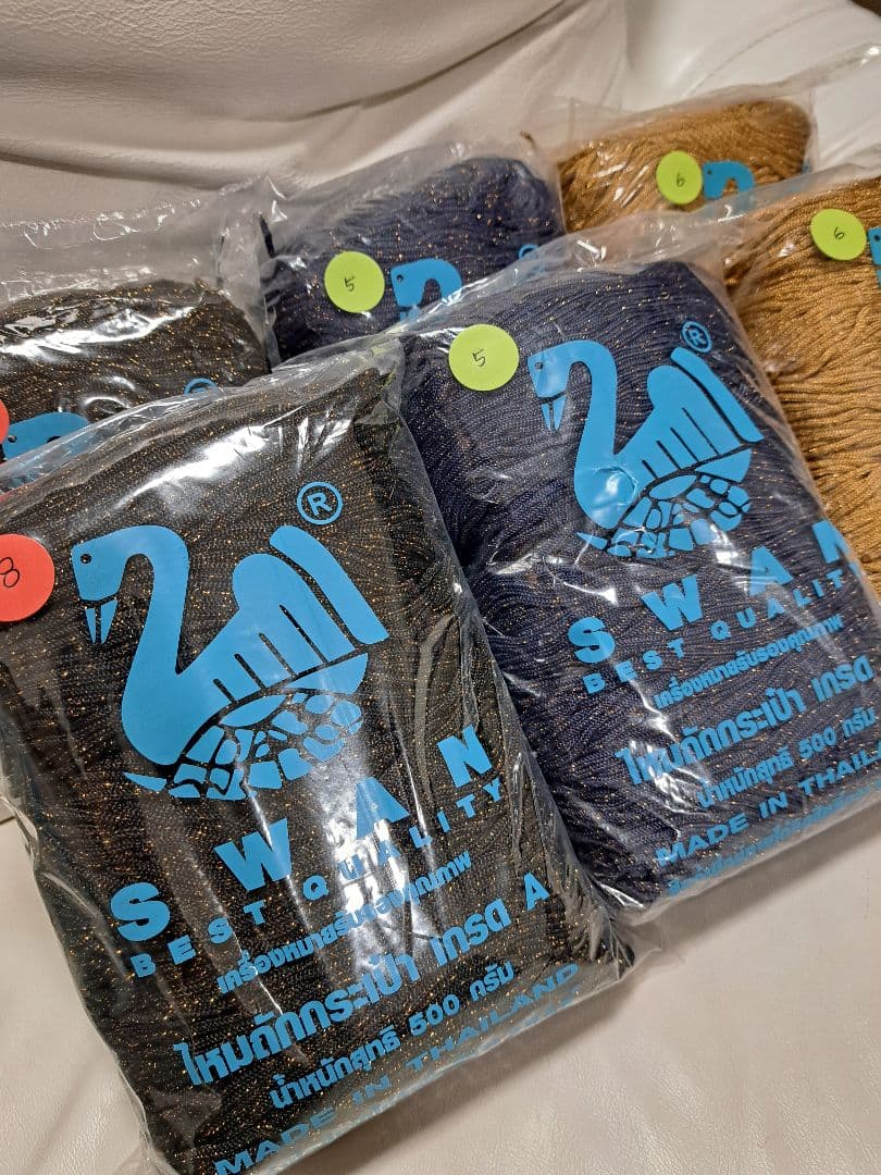 タイ　マクラメ　糸　SWAN