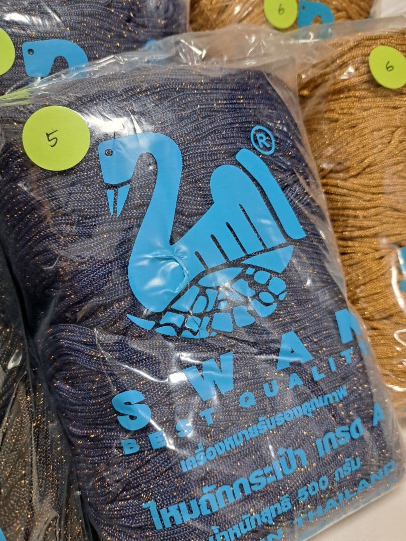 タイ　マクラメ　糸　SWAN