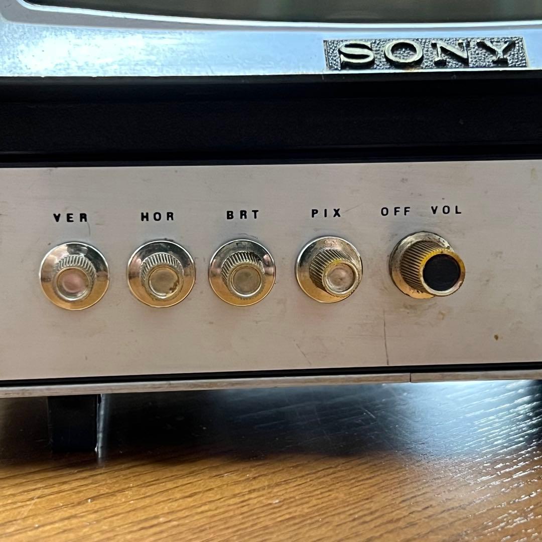 【ジャンク品】SONY トランジスターテレビ　9-304　箱付き