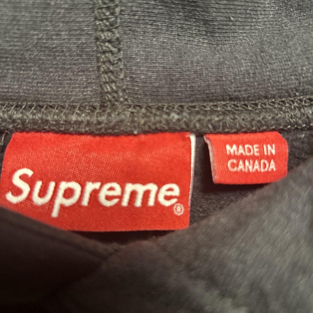 【ayum】シュプリーム♤刺繍ビッグロゴ　川口春奈着用Lサイズパーカー