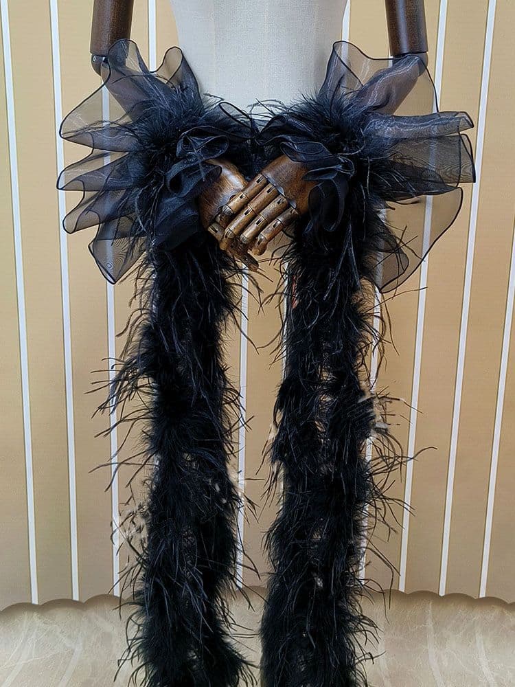 オーストリッチフロート 羽根 社交ダンス モダンダンス オーダーメイド