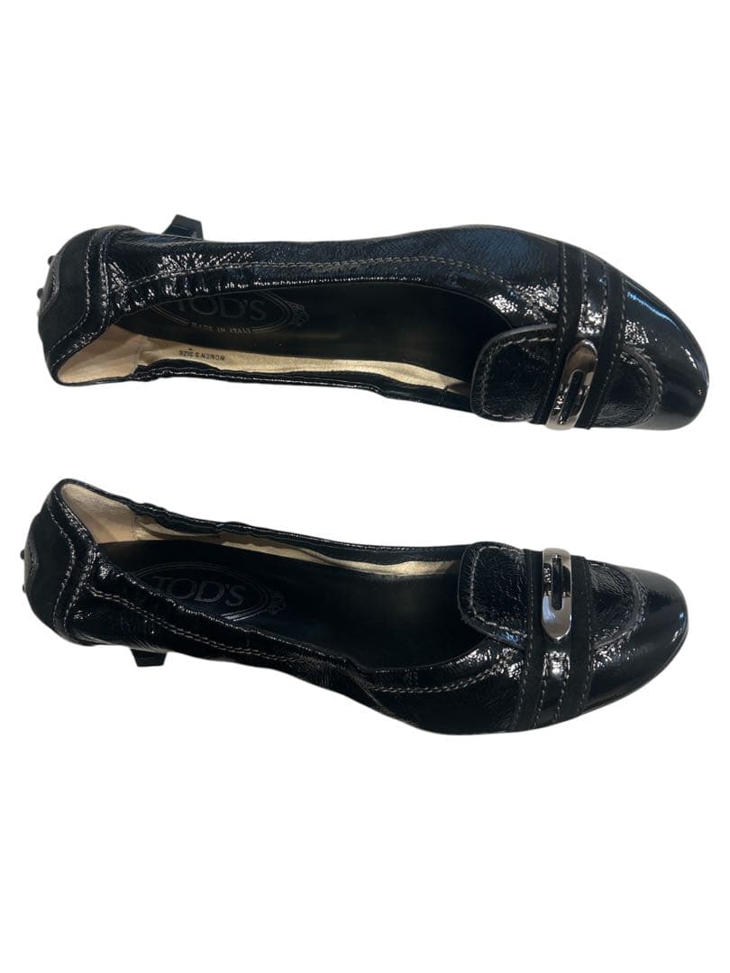 【極美品】TOD'S ブラックパンプス 37.5