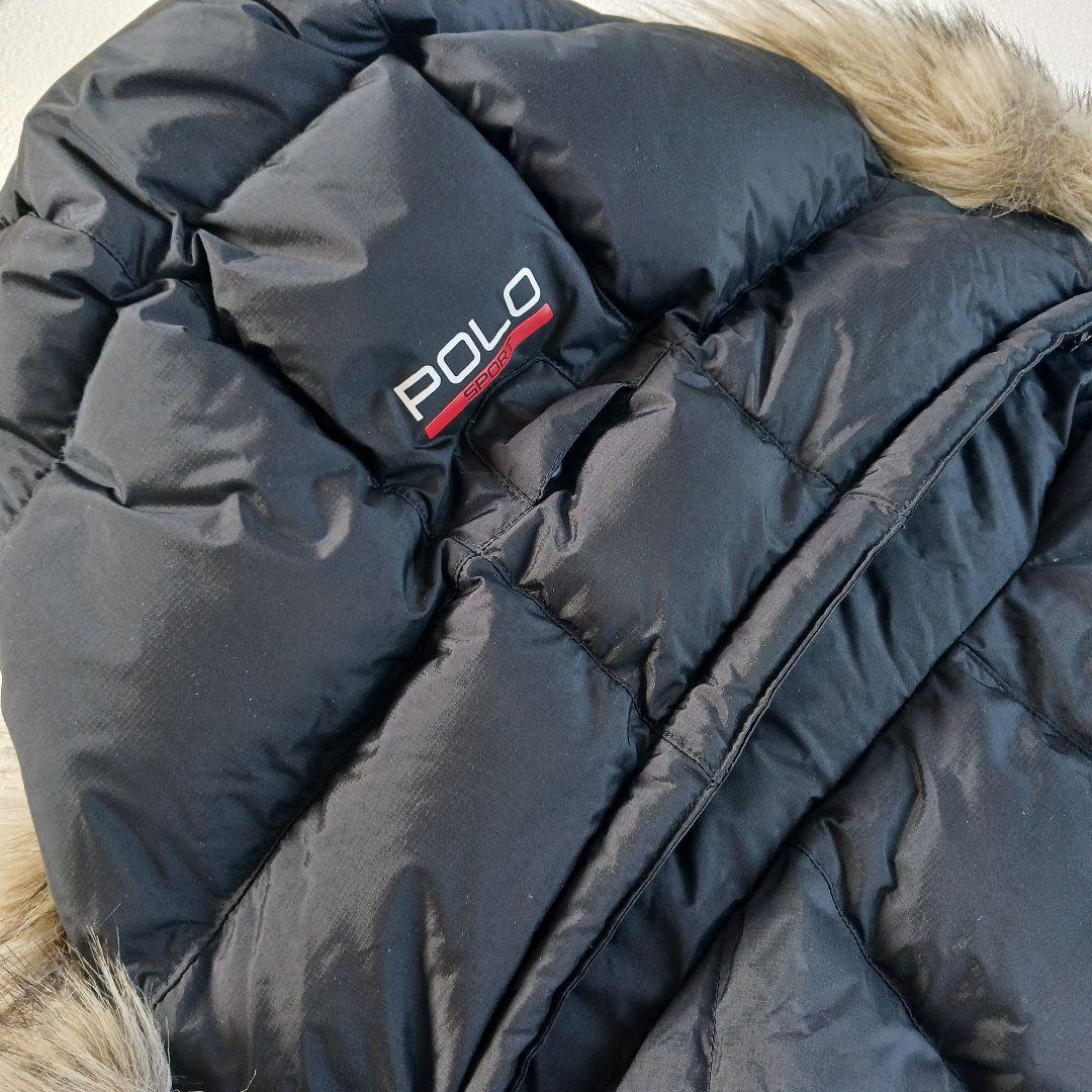 ラルフローレンスポーツ　肉厚　ビッグサイズ　ダウンジャケット　XXL　ファー