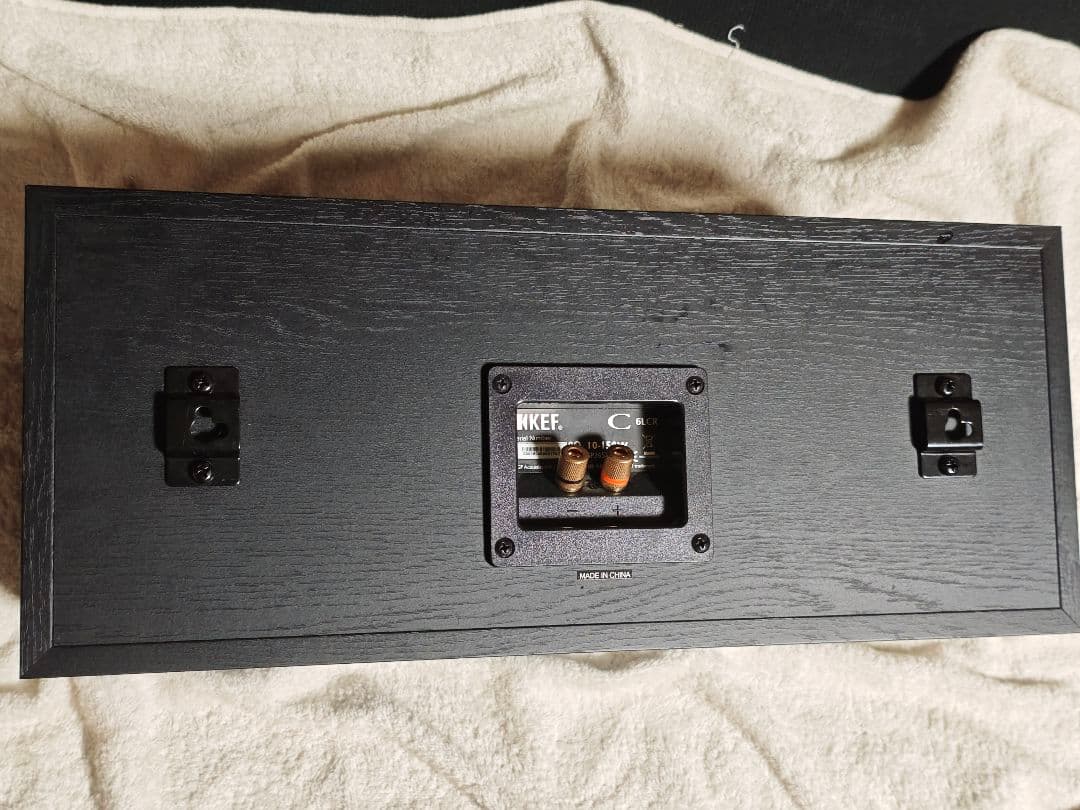 良品 KEF 6LCR LCR ブラック センタースピーカー