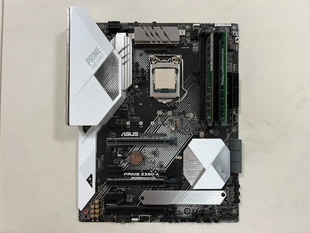 【３点セット】ASUS PRIME Z390-A+9700K+16G RAM