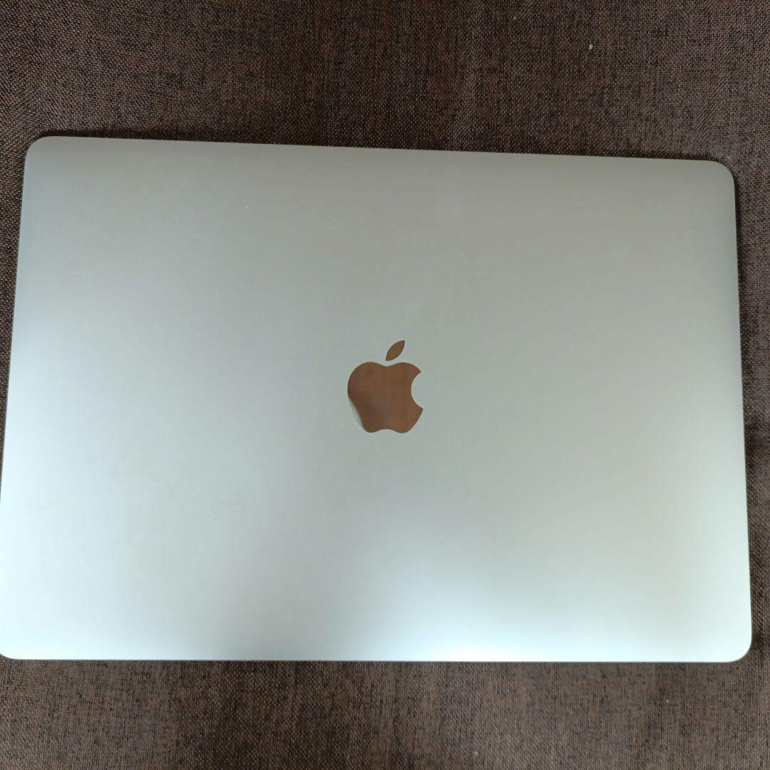 シルバー MacBook 本体 ローズゴールドロゴ(カバー付き)