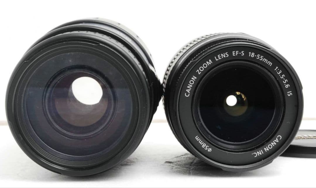 CANON　EOS KissX ダブルレンズ　超望遠　一眼レフ　キャノン　初心者