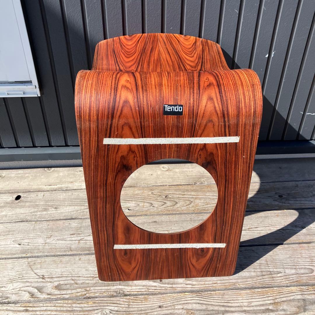 昭和レトロ 天童木工 Tendo 曲げ木 木製座椅子 4脚セット プライウッド