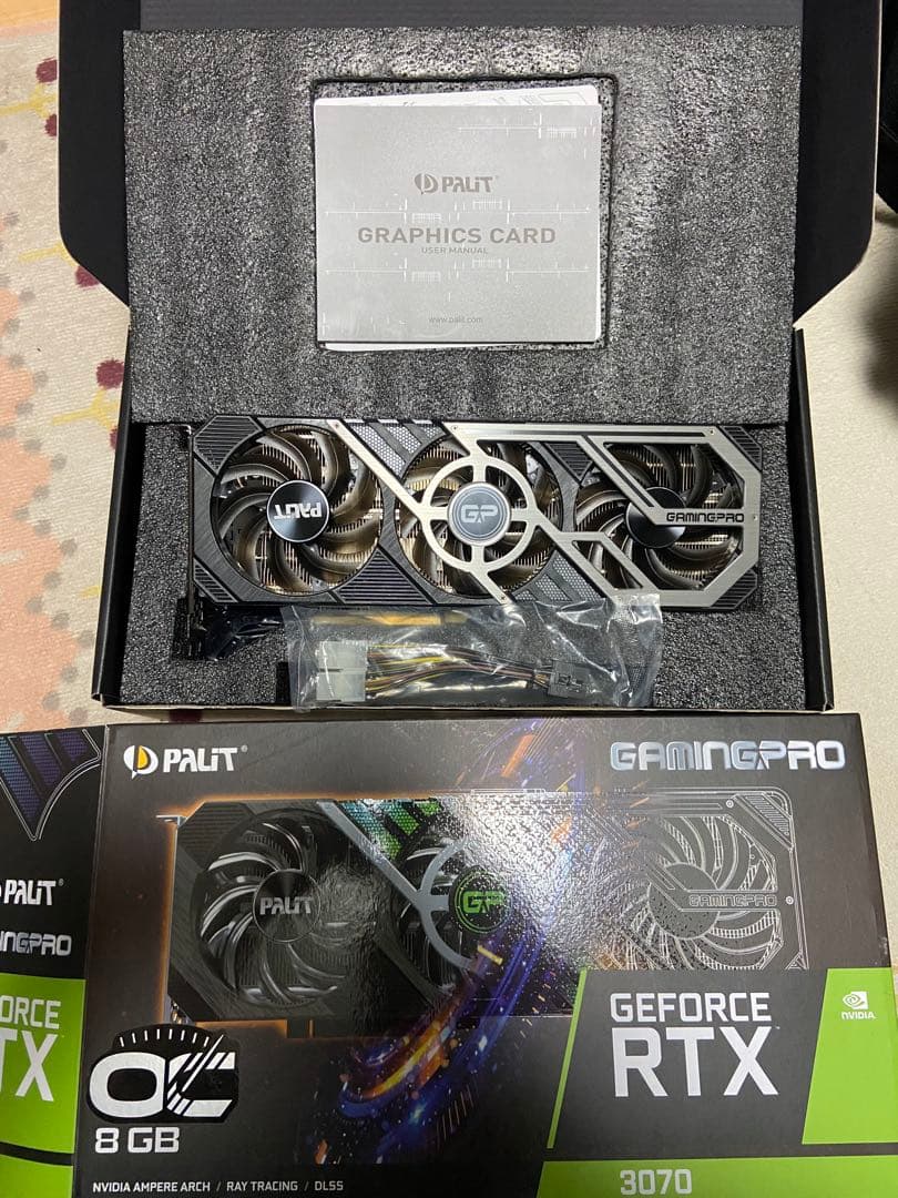 グラフィックボード・グラボ・ビデオカード GPU PALIT GeForce RTX 3070 GAMINGPRO