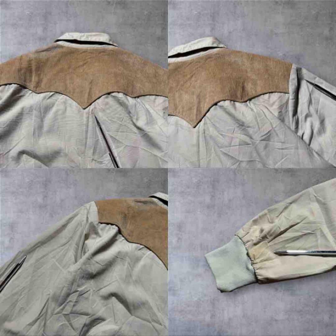 こま2133 希少古着50年代USA製H BAR C ウエスタンジャケット