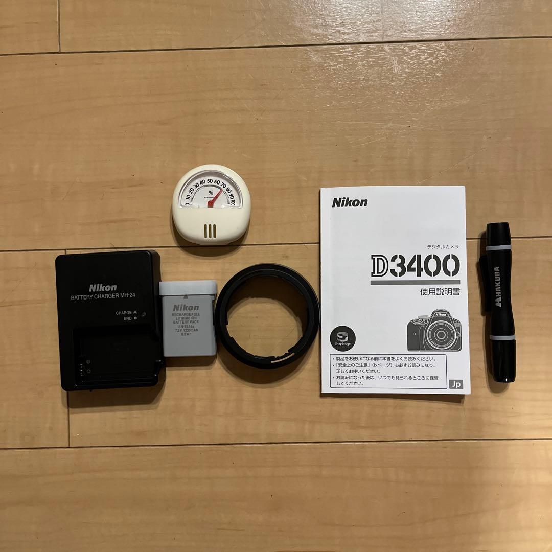 Nikon D3400 一眼レフカメラ 18-55mm VRキット＋おまけ多数！