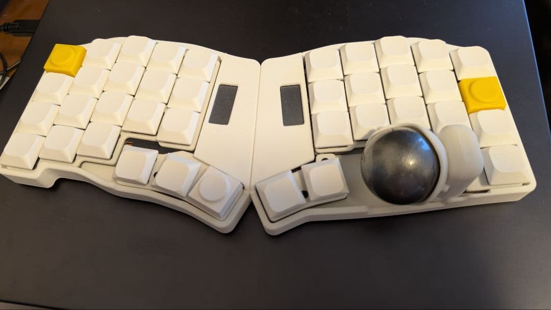 無線 Keyball39 roba mona　自作キーボード　分割キーボード