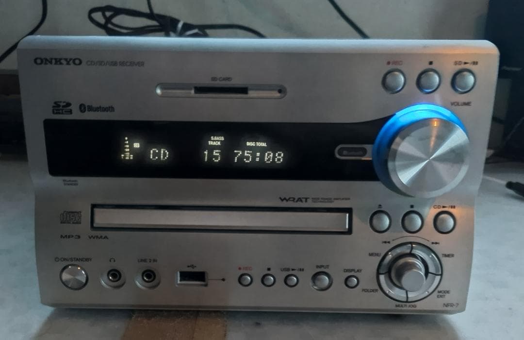 ONKYO オンキョー NFR-7 CD/SD/USB コンポ 動作良好・美品