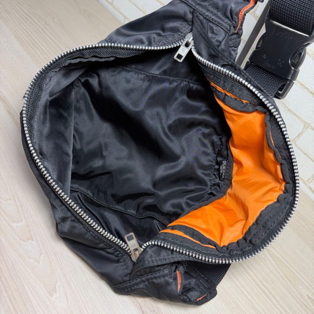 PORTERタンカー ボディバッグ ウエストバッグ ブラック L