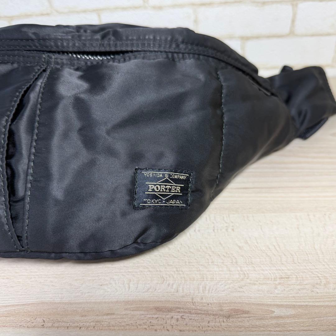 PORTERタンカー ボディバッグ ウエストバッグ ブラック L