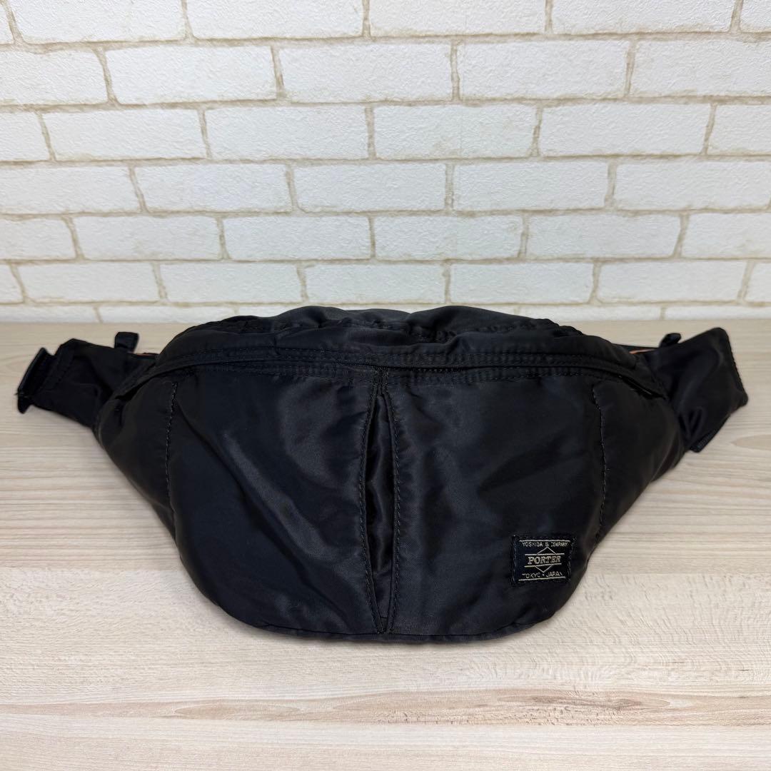 PORTERタンカー ボディバッグ ウエストバッグ ブラック L