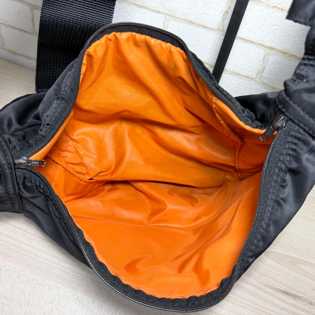 PORTERタンカー ボディバッグ ウエストバッグ ブラック L