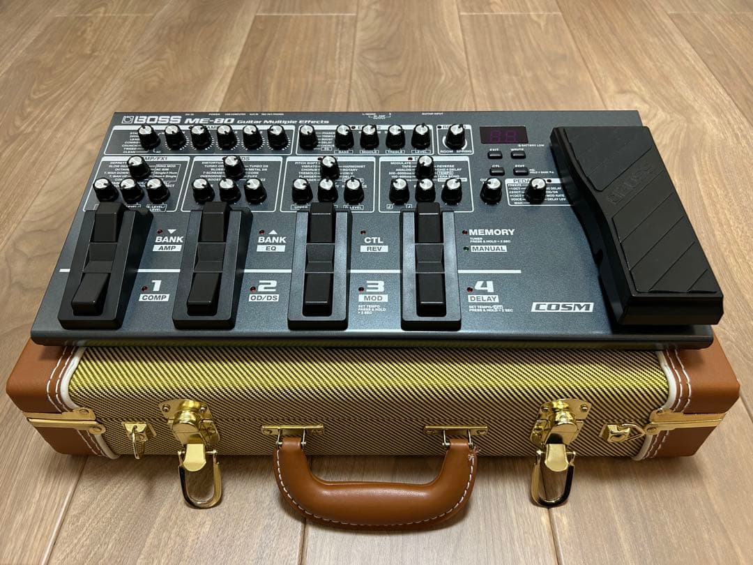 BOSS ME-80 エフェクター ハードケース 純正アダプター付き