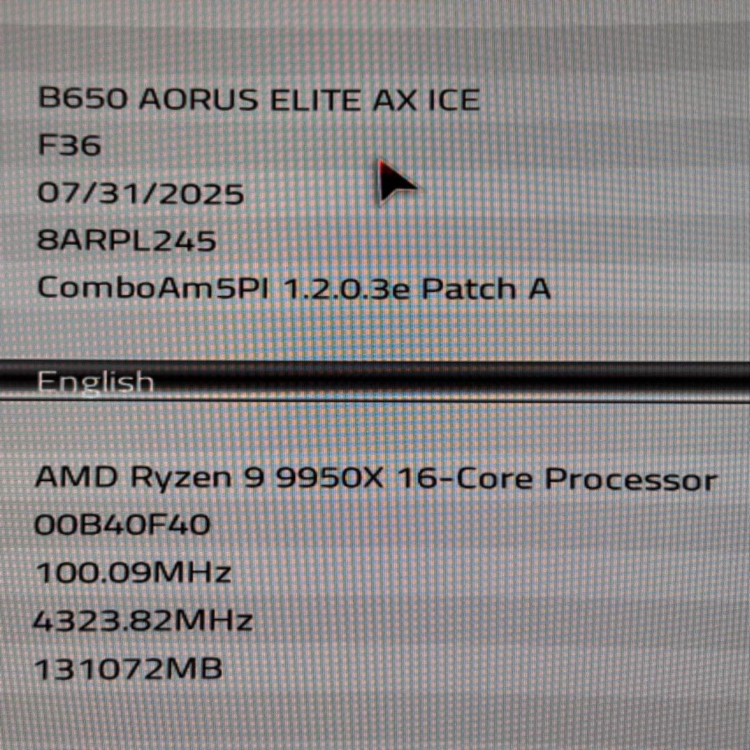 GIGABYTE B650 AORUS ELITE AX ICE マザーボード