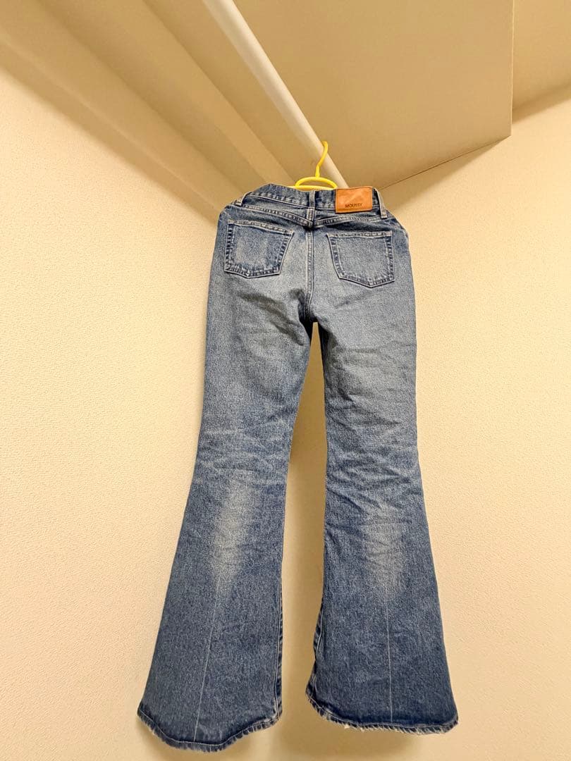 MOUSSY ブーツカットデニム ブルー24インチ