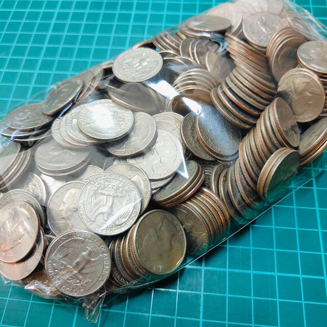 リバティ　クォーターダラー　アメリカ25セント　300枚 イーグル貨