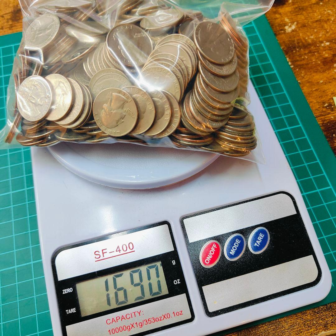 リバティ　クォーターダラー　アメリカ25セント　300枚 イーグル貨