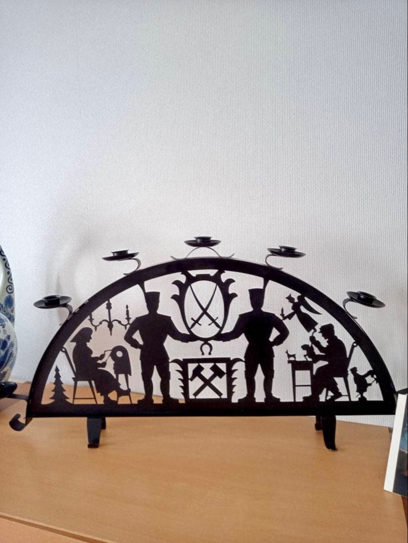 ドイツ　シュビップボーゲン　キャンドルスタンド　アイアンスタンド　大型