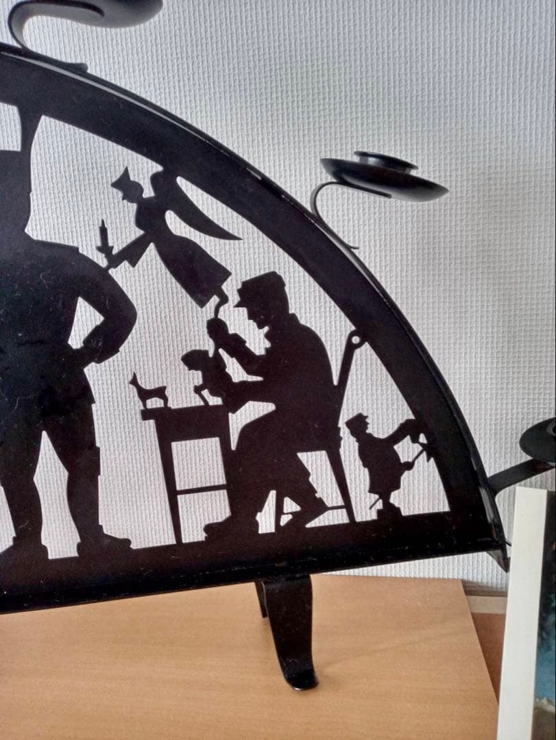 ドイツ　シュビップボーゲン　キャンドルスタンド　アイアンスタンド　大型