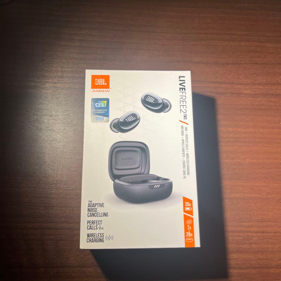 ワイヤレスイヤホン　 本体 ケース・説明書完備 JBL LIVE FREE 2