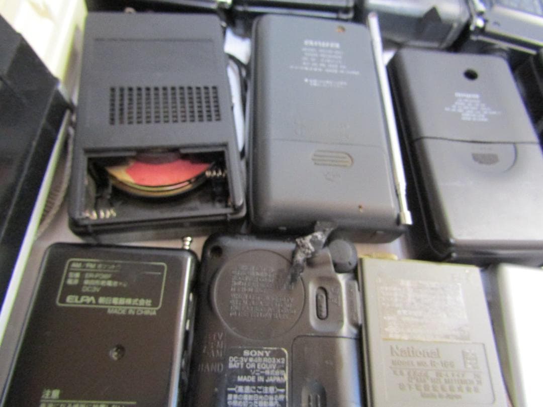 K0722 ソニー/パナソニック/アイワ ...ラジオ51台まとめ売り ジャンク