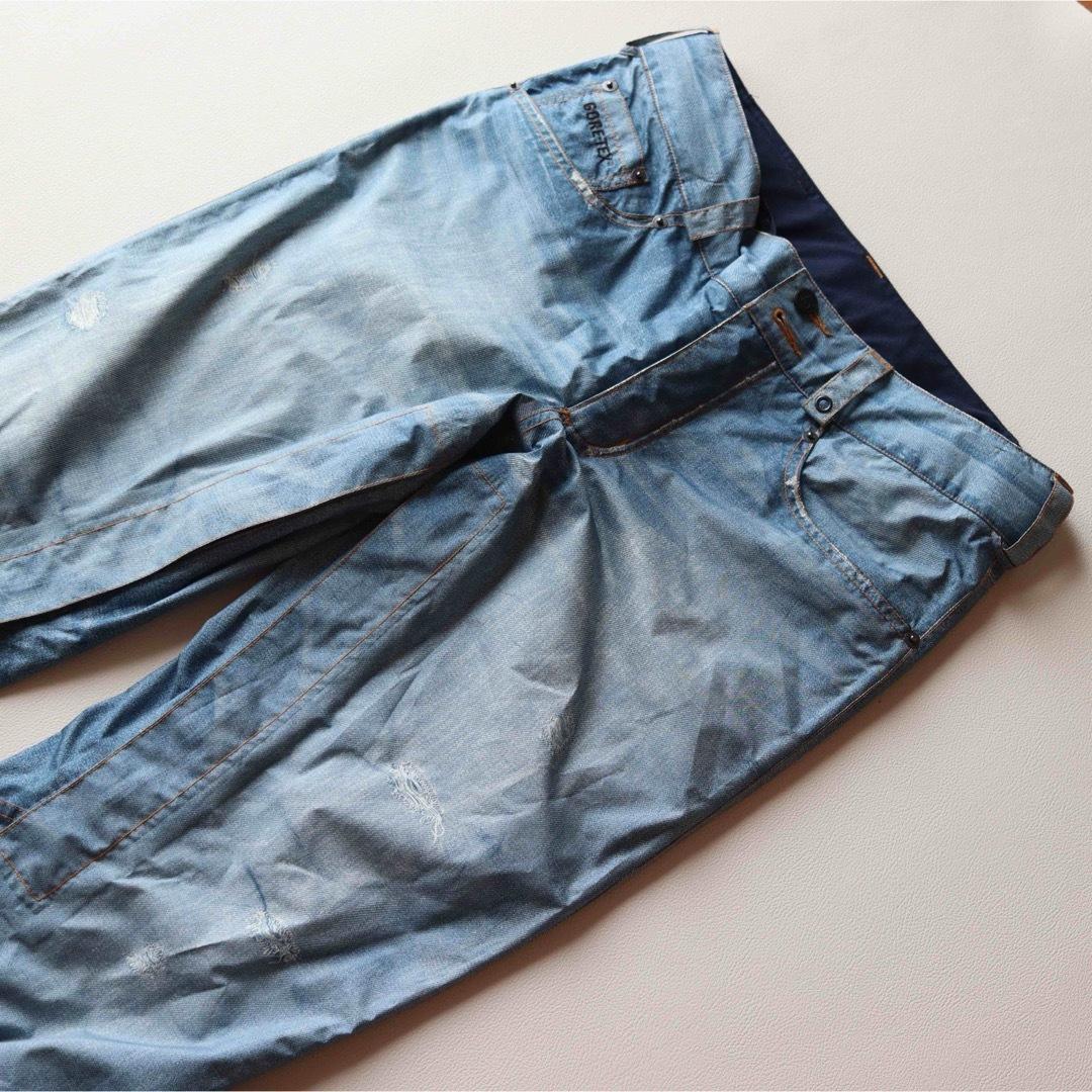 5436　バートン　パンツ　メンズ　デニムプリント ゴアテックス　スノボウェア