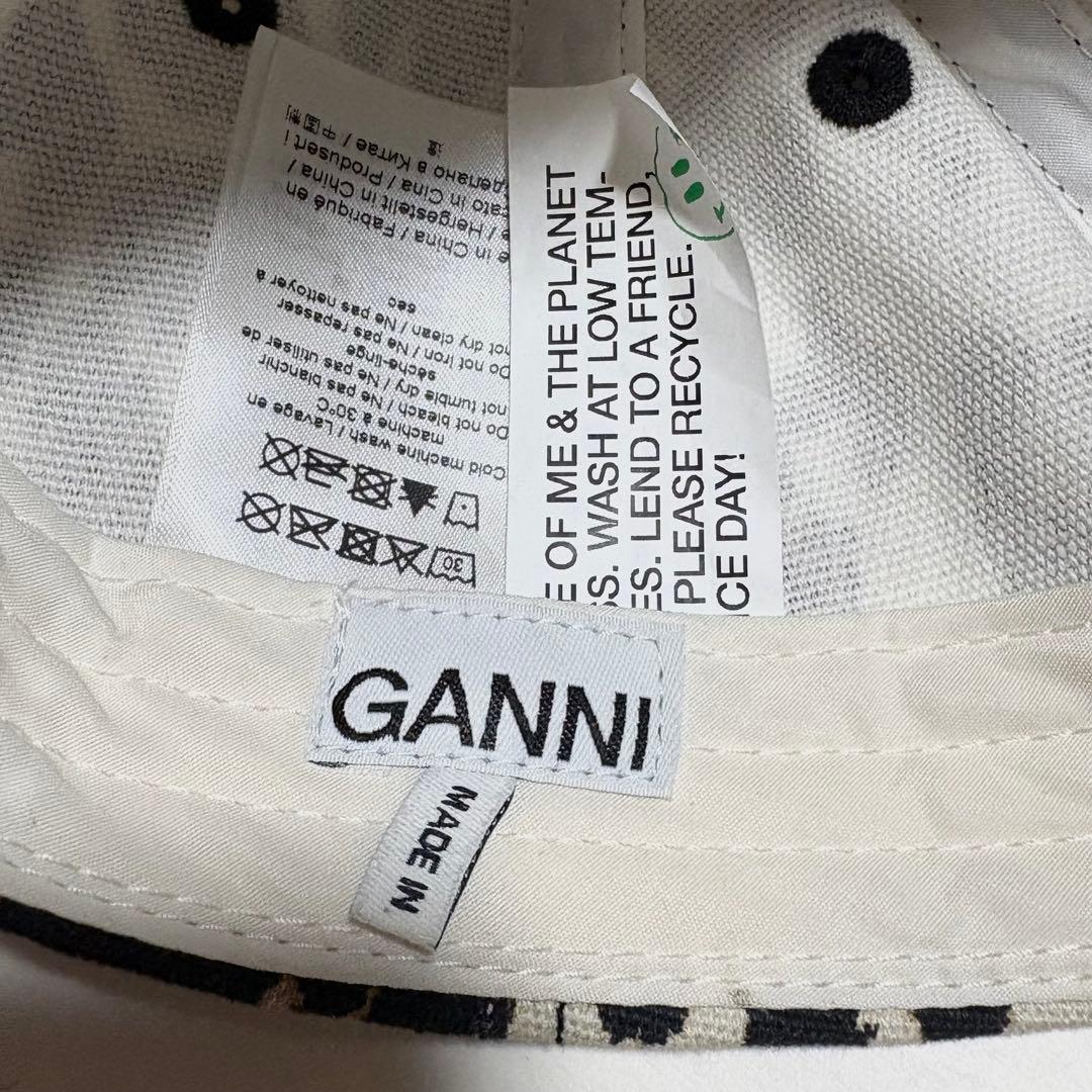GANNI ガニー キャップ キャップ ヒョウ柄 レオパード アニマル柄