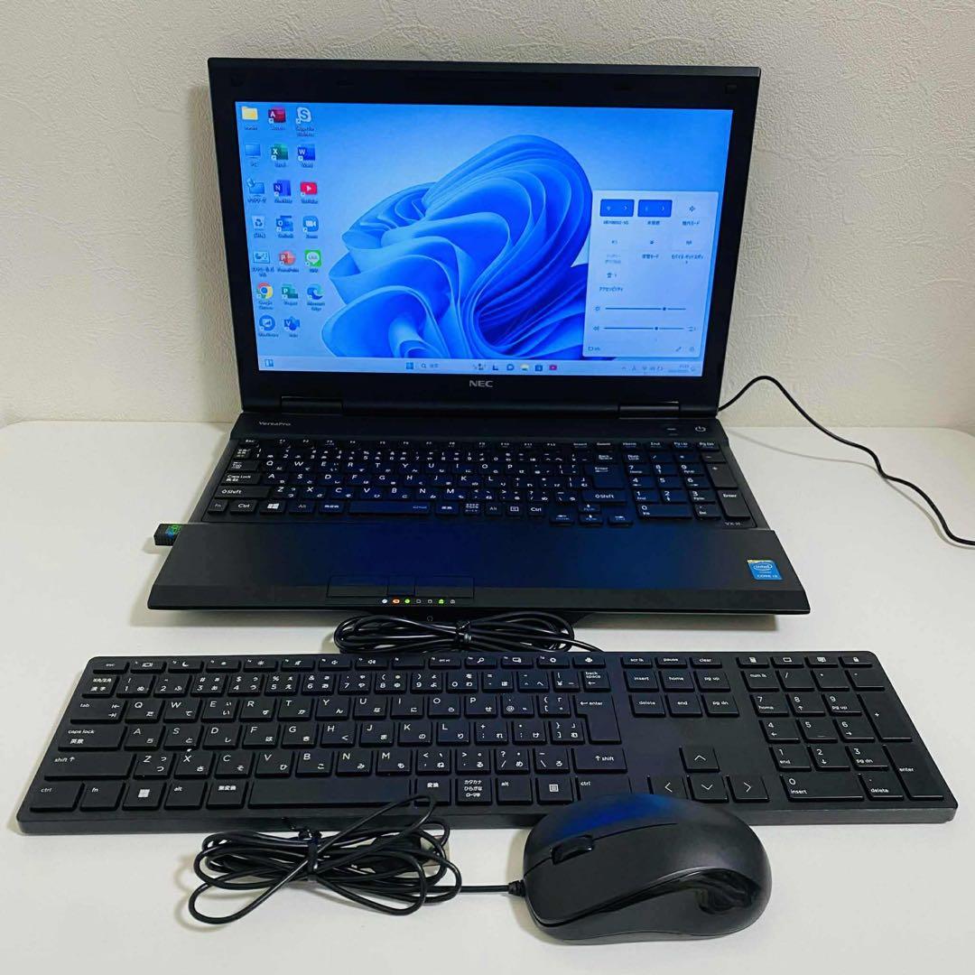 Y99 NECノートパソコンSSD高速 Windows11オフィス2024付き