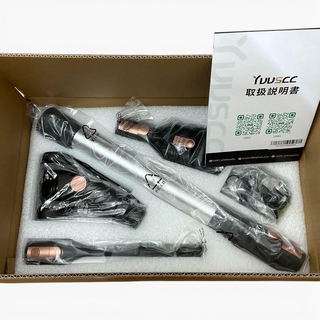 掃除機 コードレス 超強力吸引 75Kpa 最軽量 自立式 グリーンLED