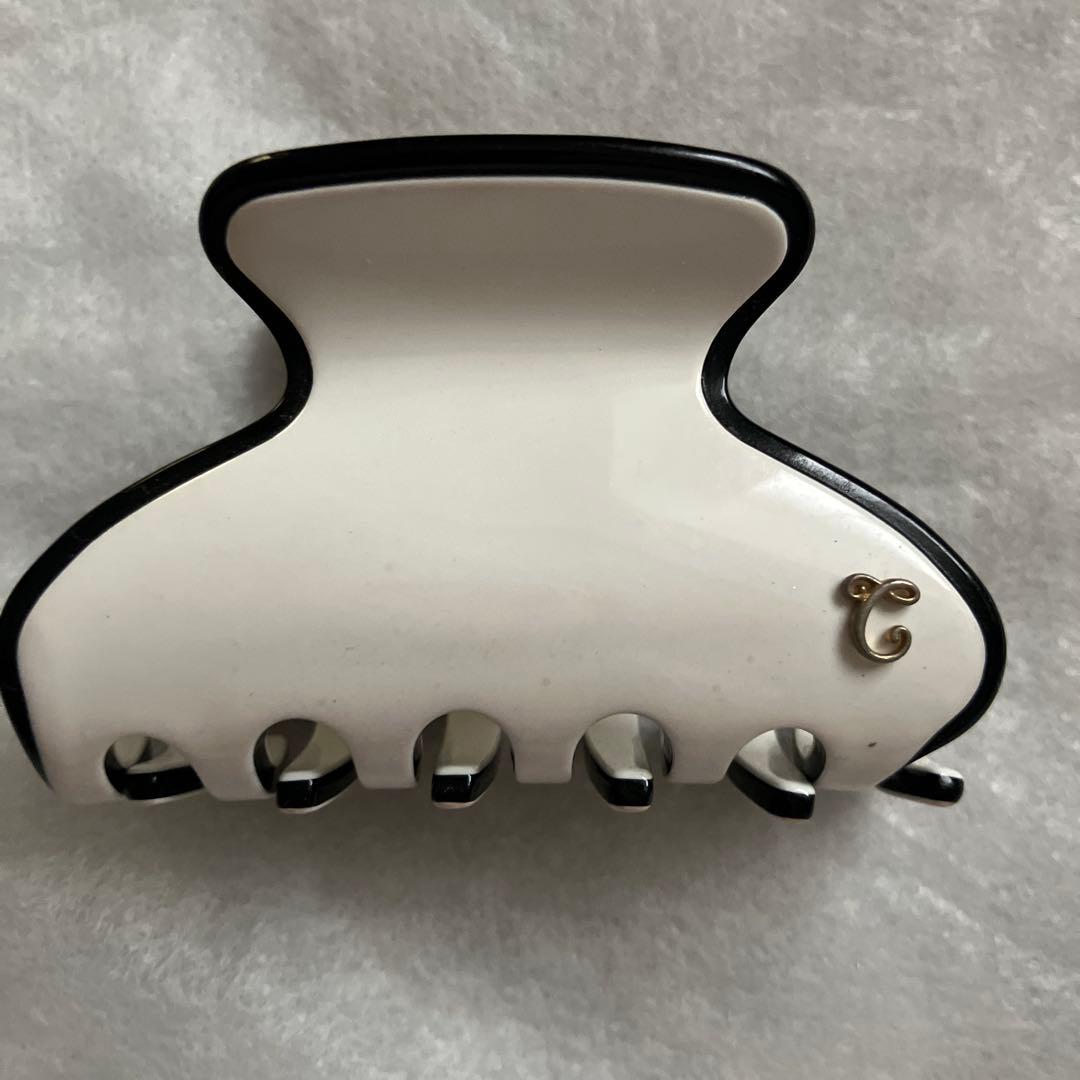 [chaco]コンプレックスビズ　バンスクリップ　バイカラー　ホワイト