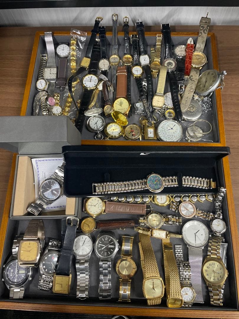 メンズ、ウィメンズ、時計まとめ　セイコー、シチズン、ロンジン、など　55本以上
