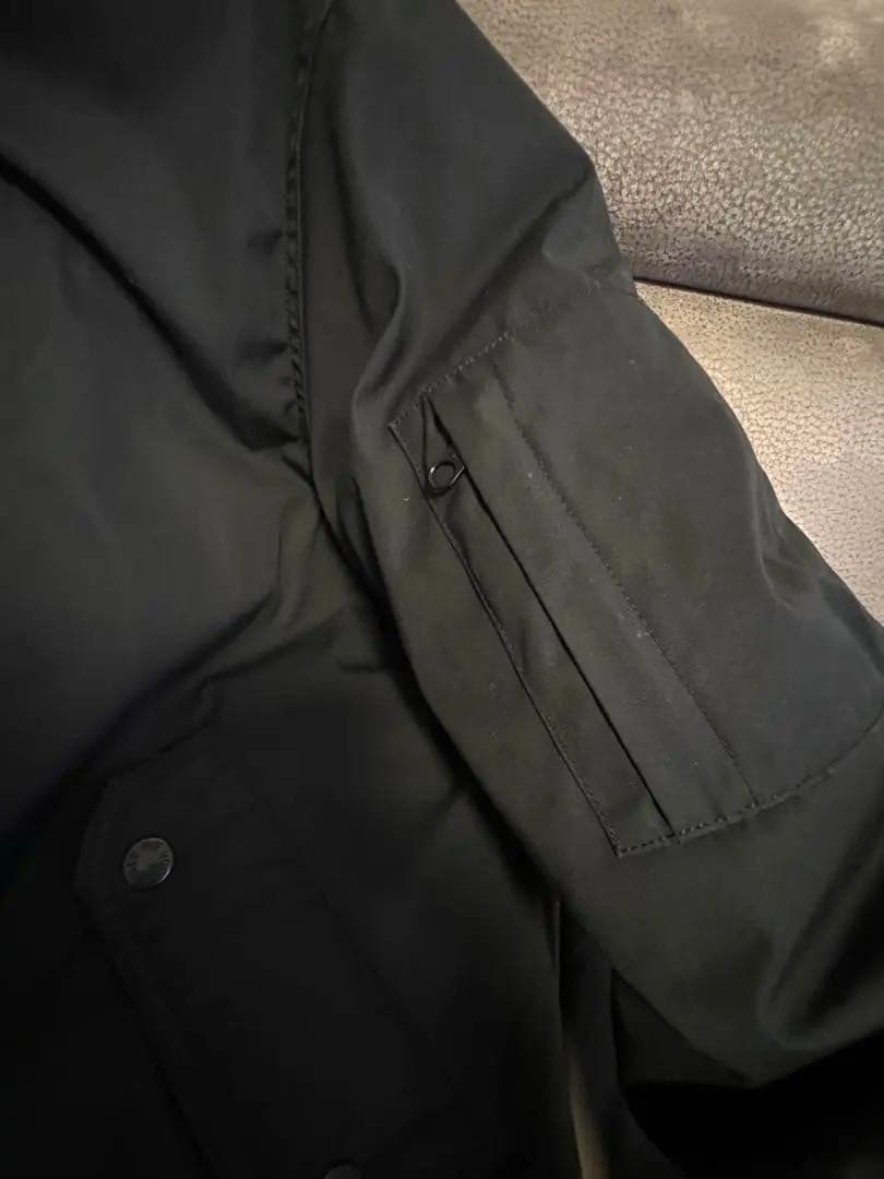 美品ノースフェイスパープルレーベル65/35マウンテンショートパーカS黒