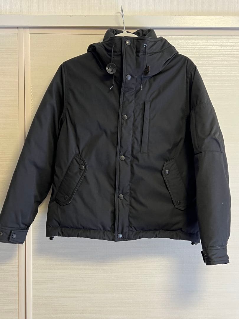 美品ノースフェイスパープルレーベル65/35マウンテンショートパーカS黒