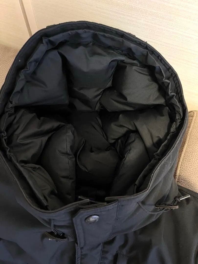 美品ノースフェイスパープルレーベル65/35マウンテンショートパーカS黒