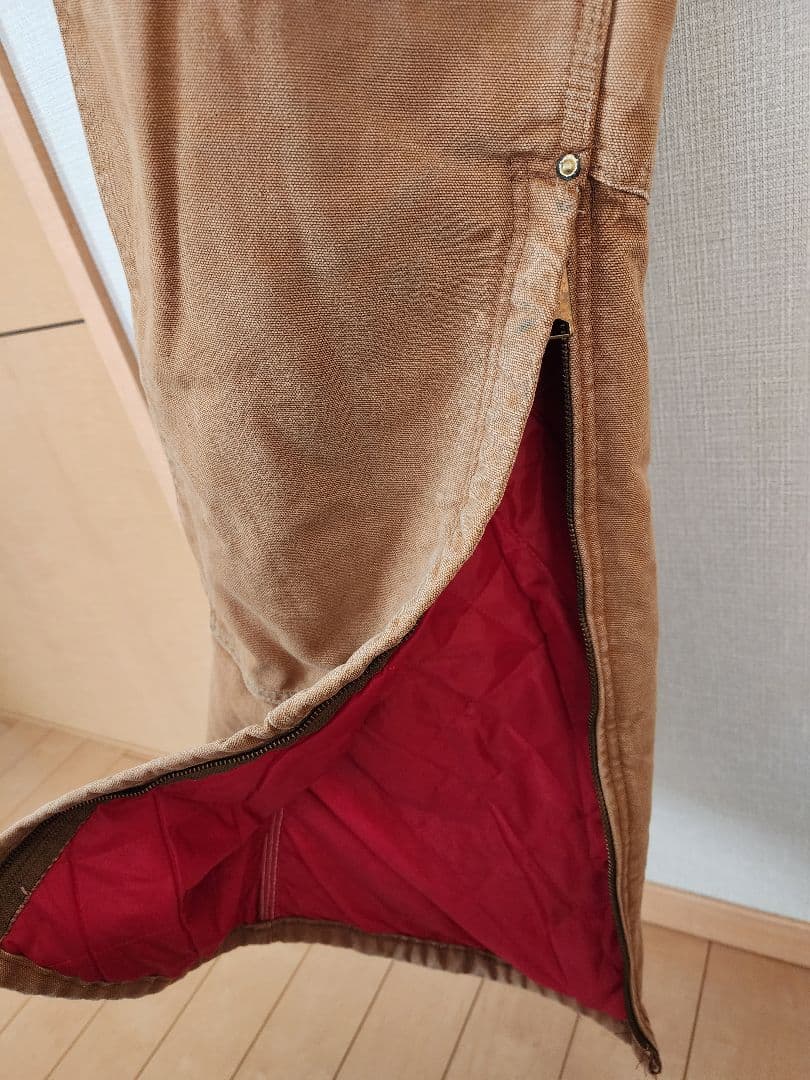 Carhartt ブラウンオーバーオール　USA製