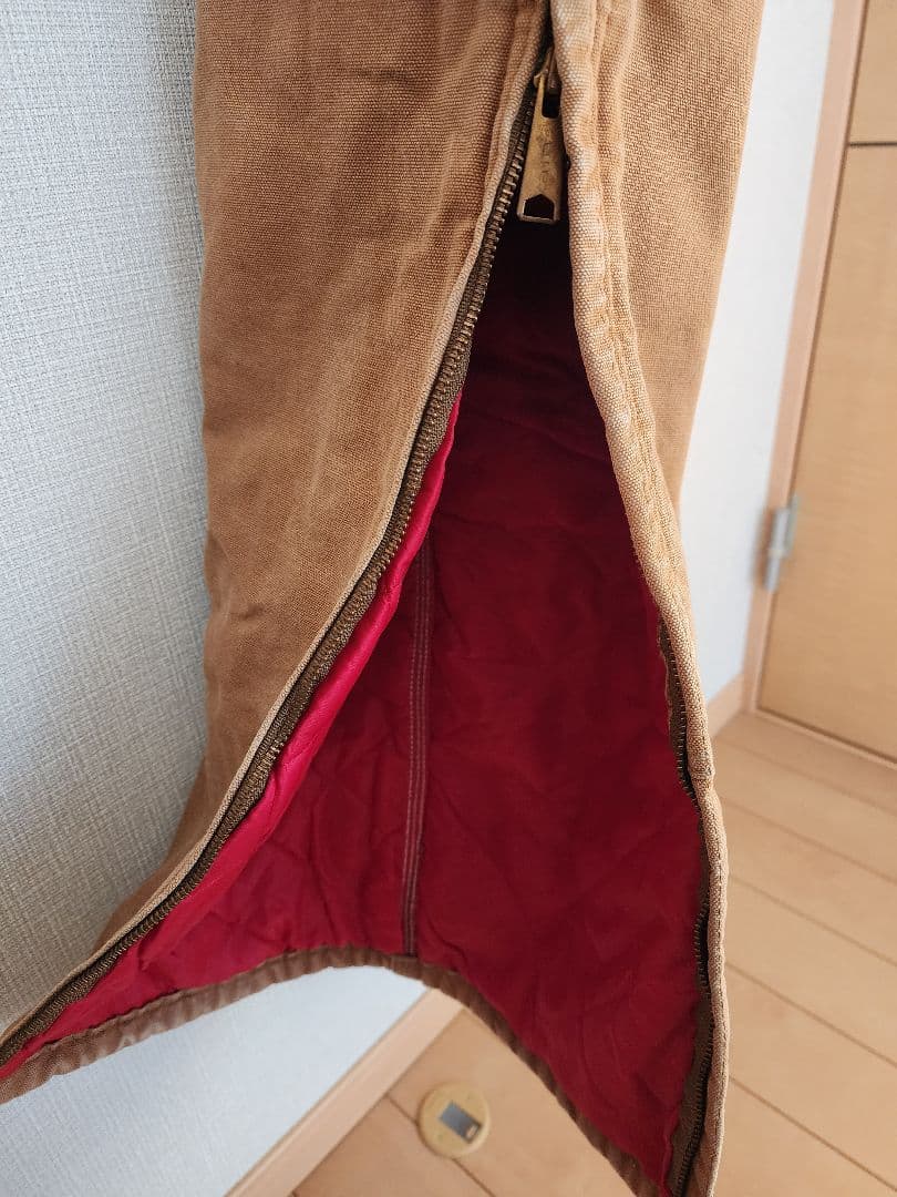 Carhartt ブラウンオーバーオール　USA製