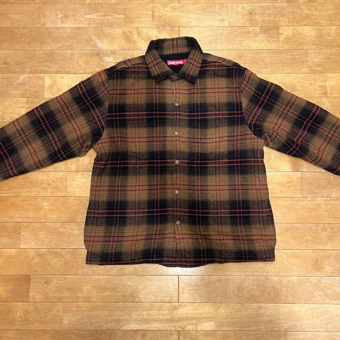 Supreme チェックジャケット