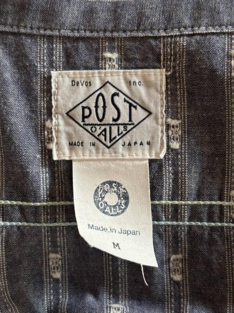 24SS ポストオーバーオールズ THE POST POST OVERALLS