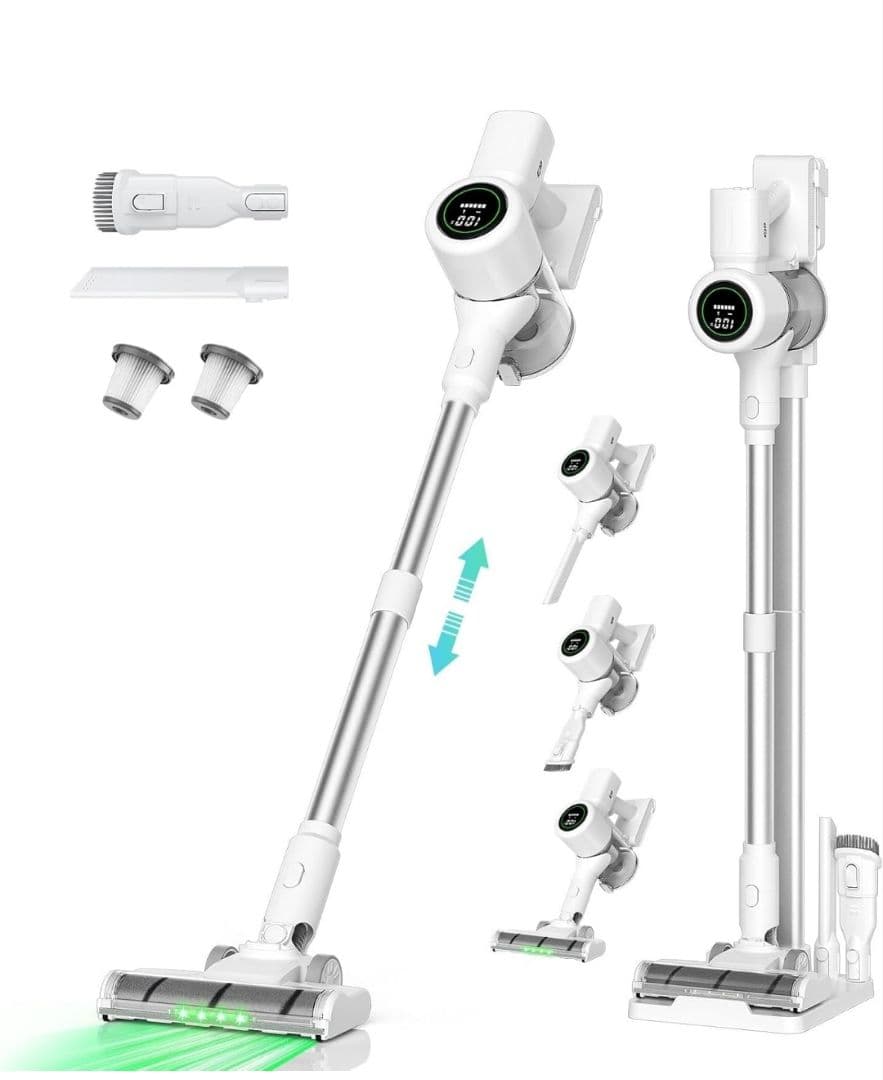 掃除機コードレス 軽量 サイクロン式 550Ｗ 3段吸引力大容量バッテリー低騒音