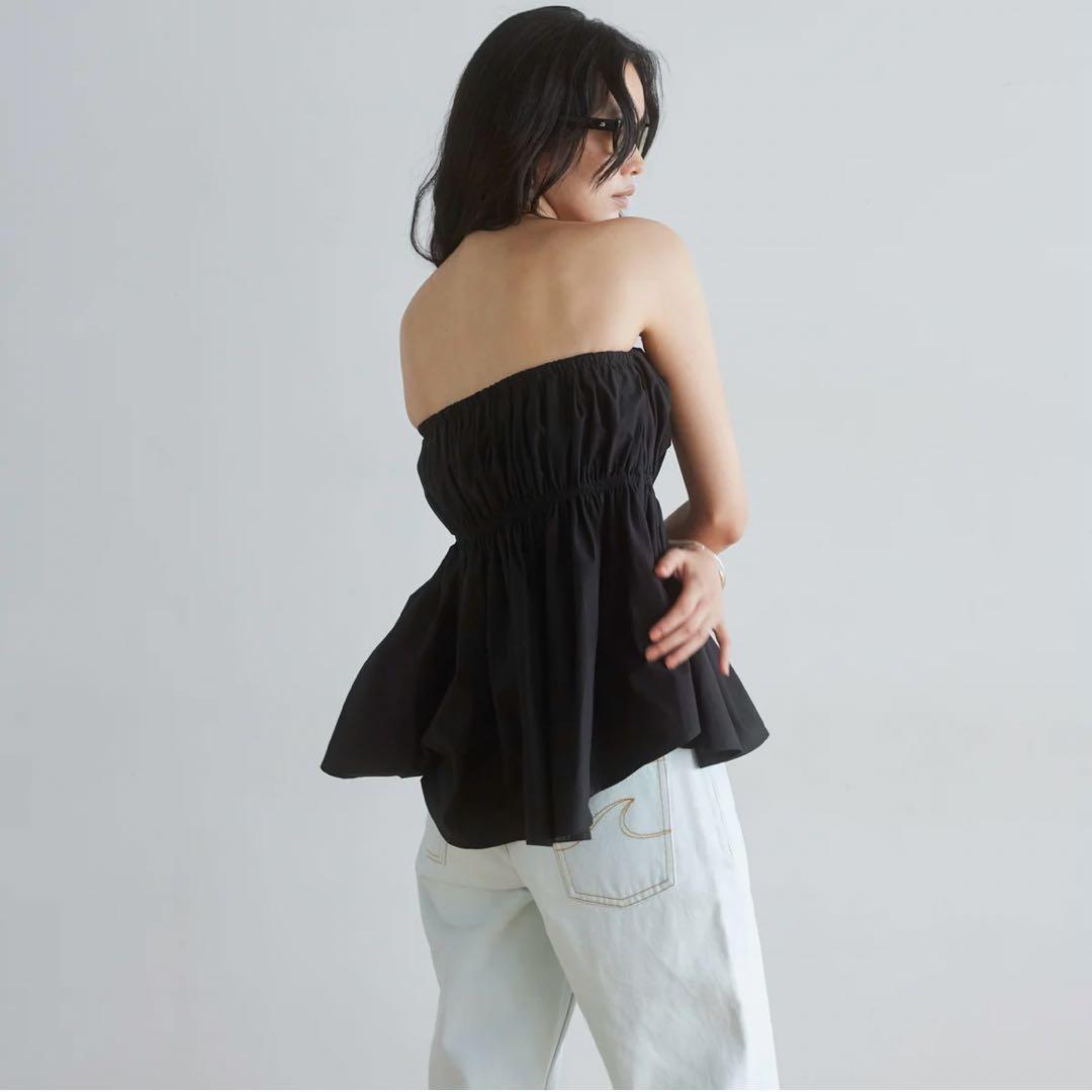 ウエストShapeパッドinベアトップス　S size