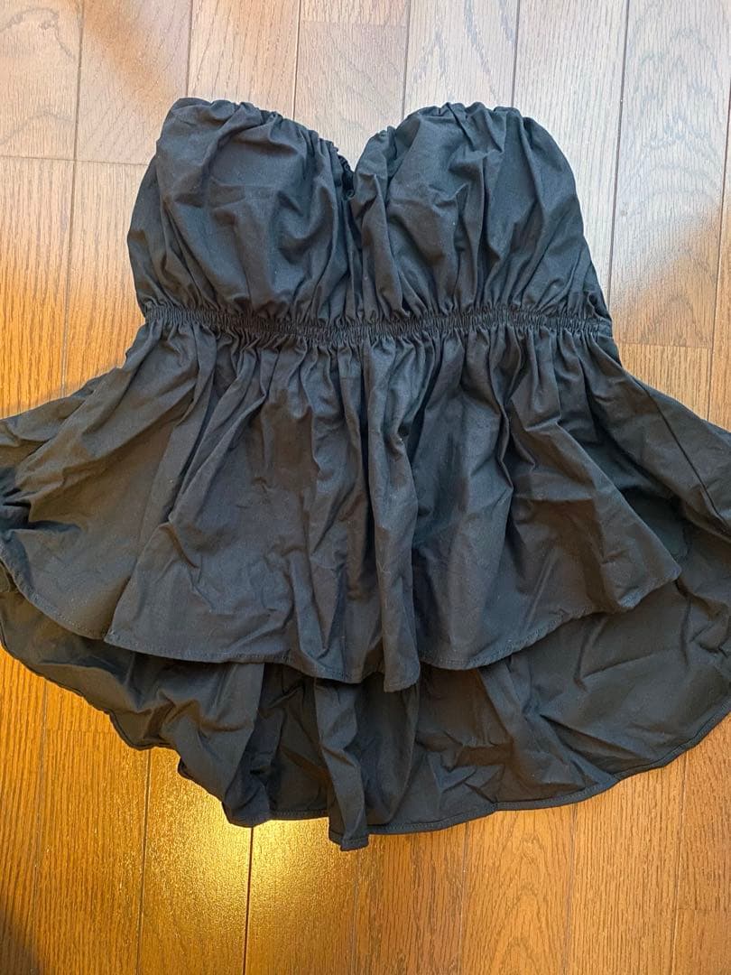 ウエストShapeパッドinベアトップス　S size