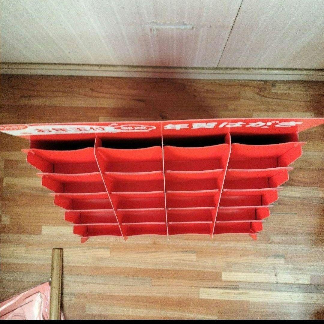 10個セット　年賀はがき用ディスプレイスタンド 赤