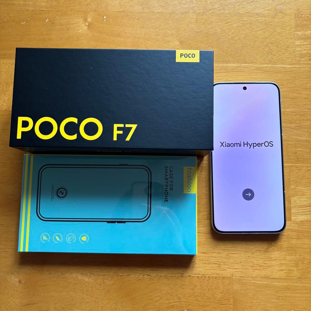POCO F7 ホワイト 極上美品