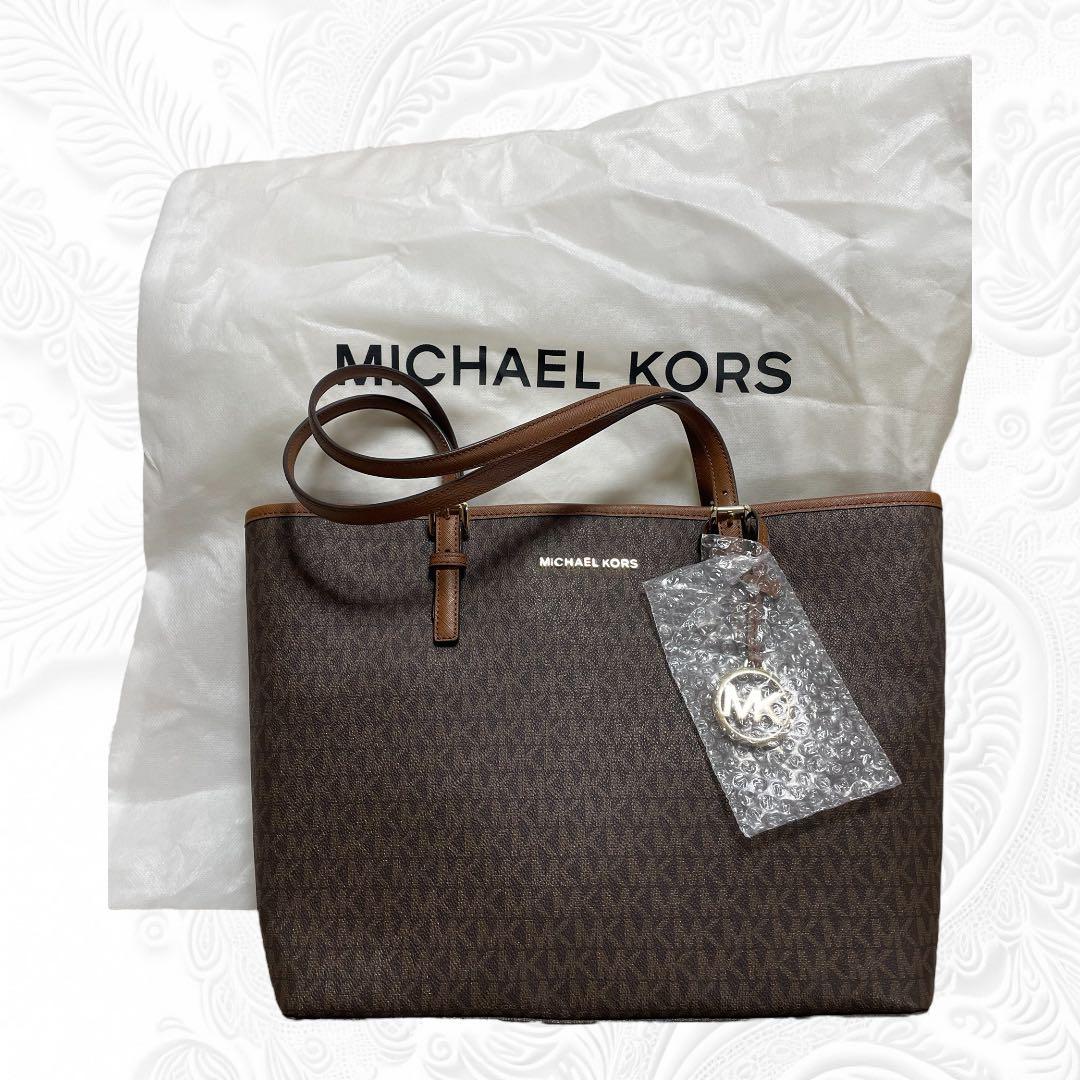 【新品】MICHAEL KORS JET SET TRAVEL トートバッグ